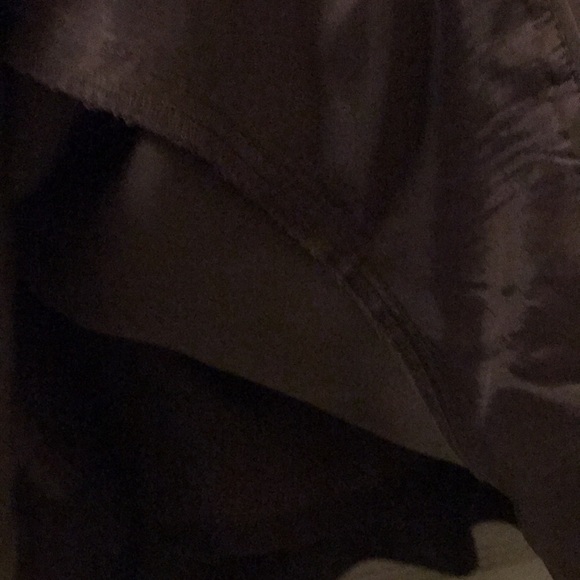 KASPER SKIRT, Size #16, Color Tan, Fully Lined, Ruffle at bottom of skirt. - Picture 8 of 8